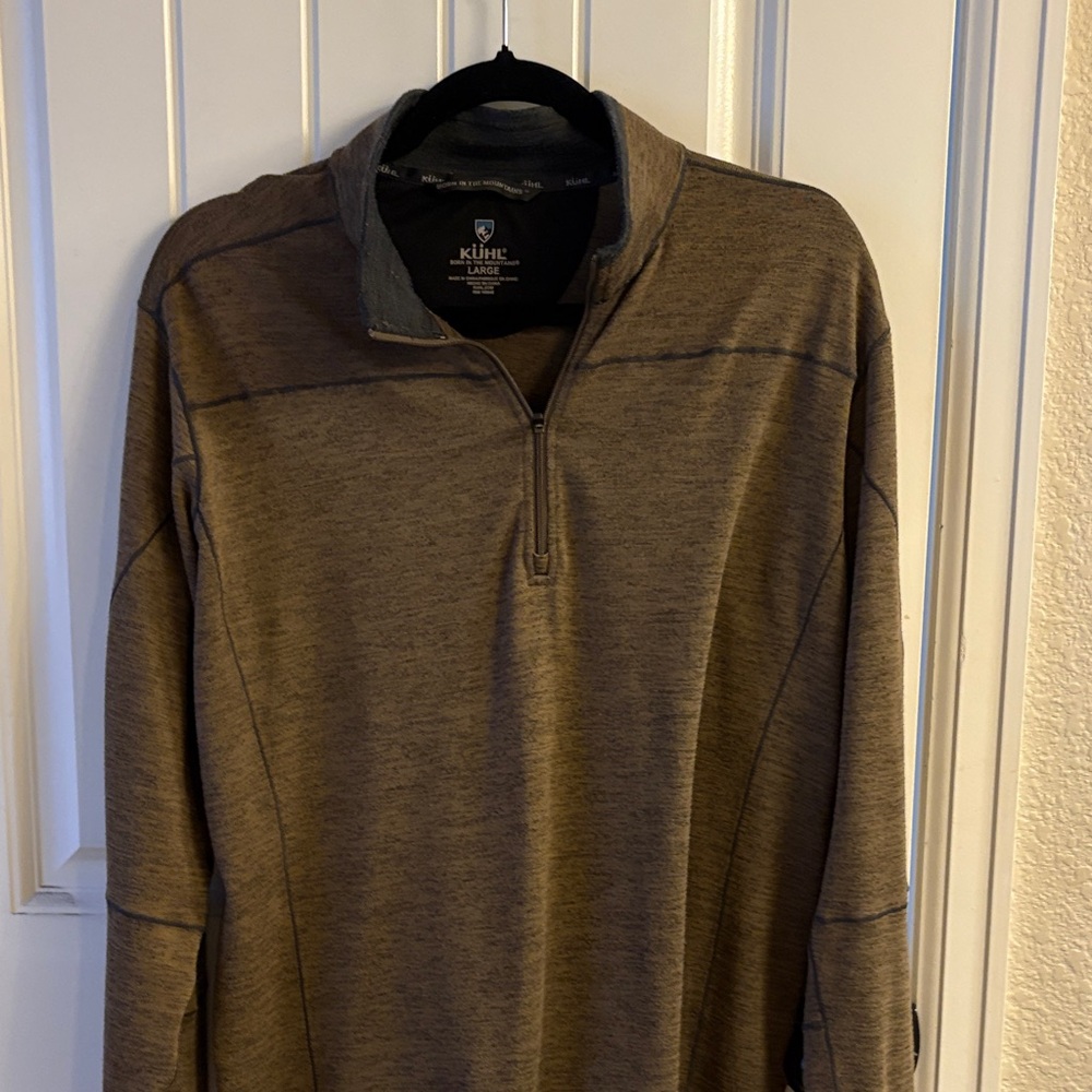 Kuhl Tan Quarter-Zip Pullover